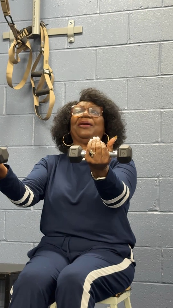 Beverly, a Muscle Mommy Coaching client